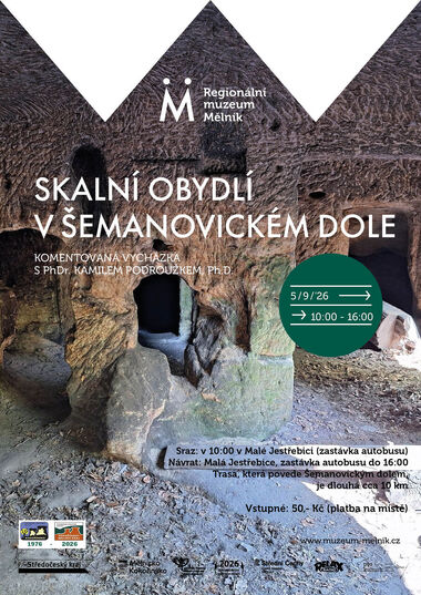 Skalní obydlí v Šemanovickém dole zvou na komentovanou vycházku