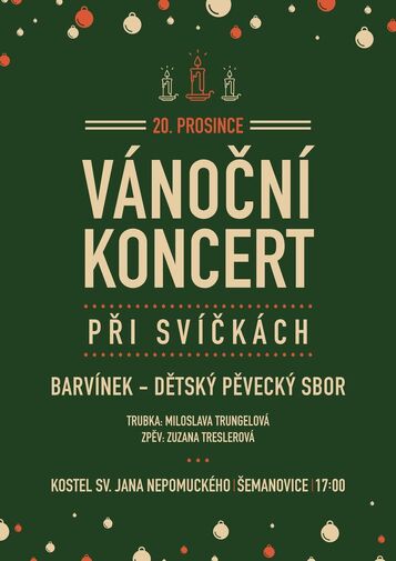 Vánoční koncert v Šemanovicích