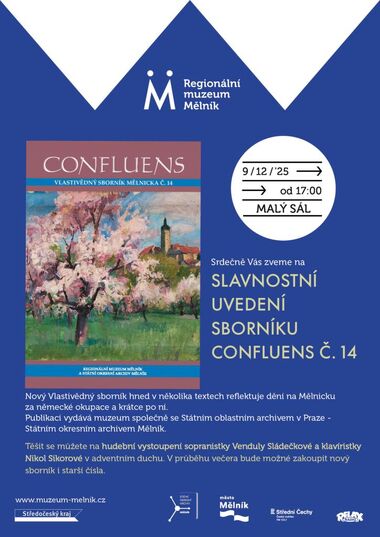 Křest vlastivědného sborníku Mělnicka - Confluens