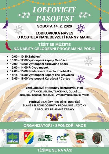 Lobkovický masopust 2026