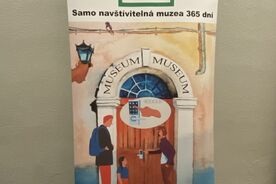 Propagační banner pro Živá muzea/Living museums