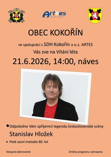 Vítání léta s legendou - Stanislav Hložek