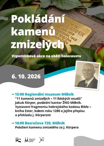 Pokládání kamenů zmizelých - Stolpersteine