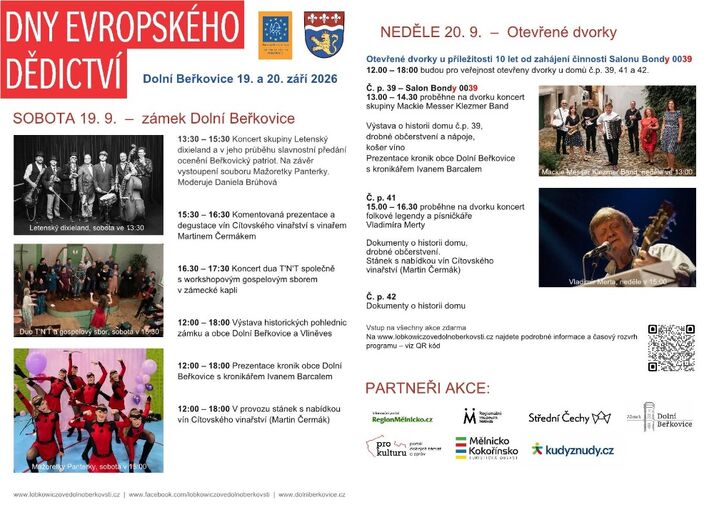 Dny evropského dědictví 2026