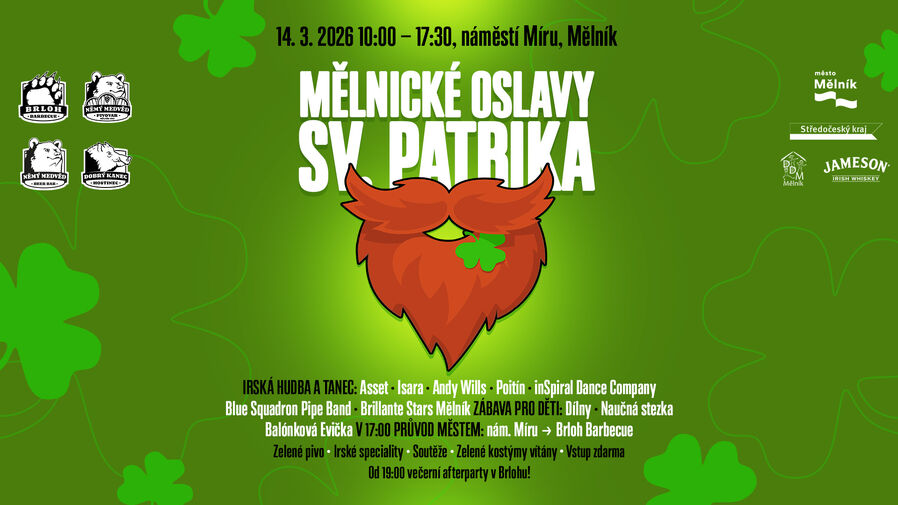Mělnické oslavy sv. Patrika 2026