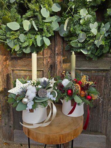 WORKSHOP - Vytvoř si sám svícen na vánoční tabuli