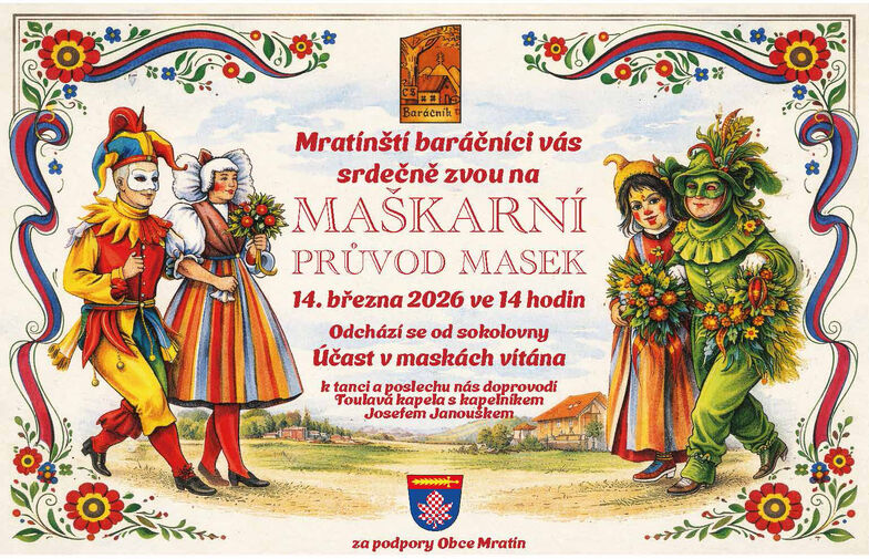 Maškarní průvod masek