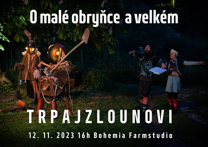 Autorská pohádka O malé obryňce a velkém trpajzlounovi v Bohemia Farmstudio