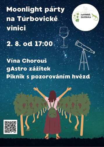 Moonlight party na Turbovické vinici