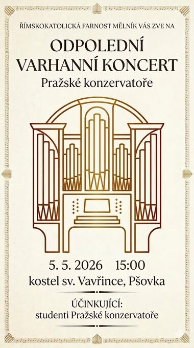 ODPOLEDNÍ VARHANNÍ KONCERT