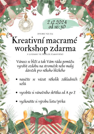 Kreativní macramé workshop 