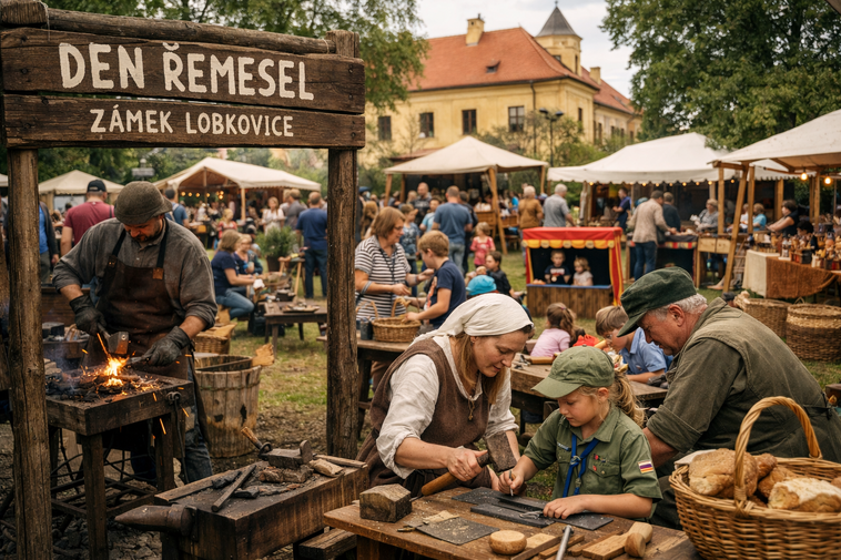 Den řemesel v zámku Lobkovice