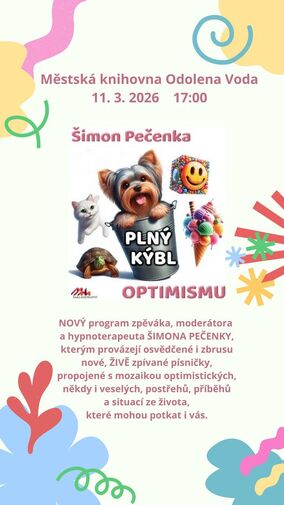 Šimon Pečenka: Kýbl plný optimismu