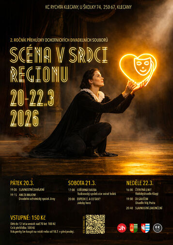 2. ročník přehlídky ochotnických divadelních souborů 20. - 23. 3. 2026