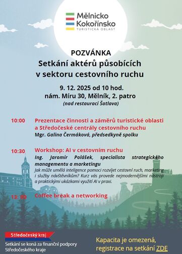 Pozvánka na mimořádné setkání k cestovnímu ruchu